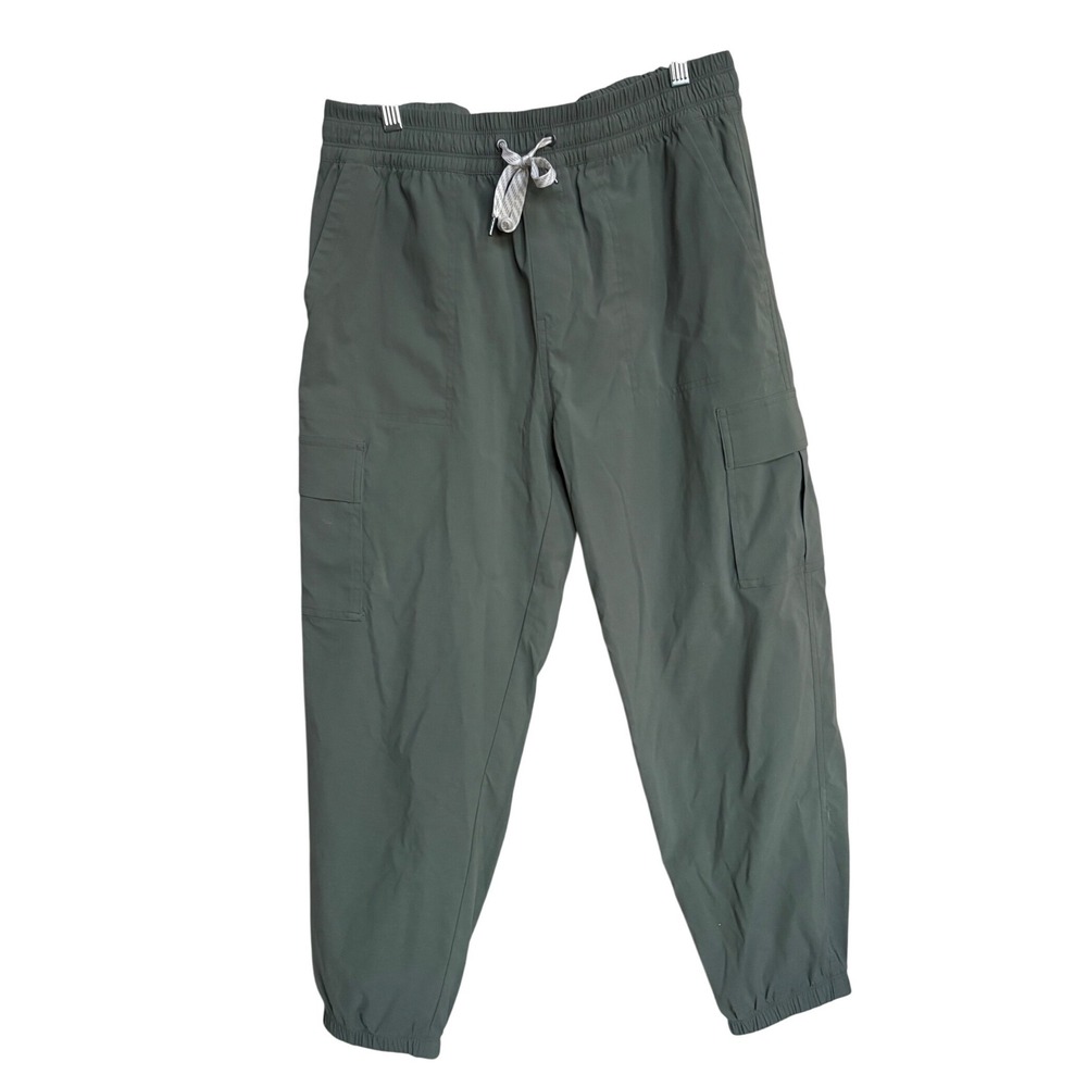 Vuori Women Ripstop Cargo Pant Army Green Jogger Large